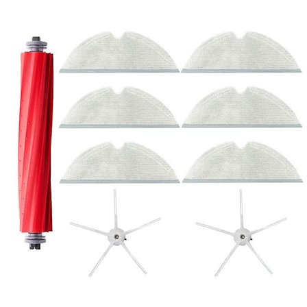 Q7 Max Q7 Max+ Q7 Robotdammsugare Tillbehör Ersättningshuvudborste Sidoborste Moppdyna