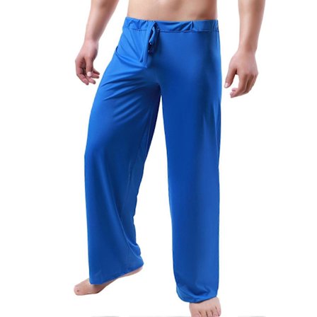 Yoga Byxor Herr Låg Midja Dragsko Rak Lös Tunn Sport Bekväm Elastisk Midja Plus Storlek Herr Sportbyxor Herr Kläder