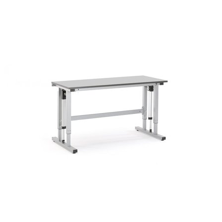 Height adjustable workbench MOTION, electric, 300 kg load, 1500x600 mm