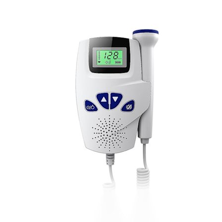 High Sensitive Portable Fetal Heart Rate Meter Home Ultrasound Diagnostic Doppler Fetal Doppler
