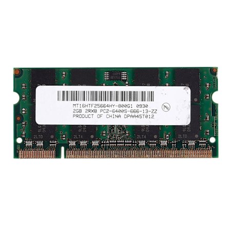 2GB DDR2 PC2-6400 800MHz 200-pin 1.8V Laptop Hukommelse SO-DIMM Notebook RAM