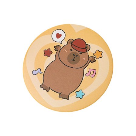 Tegneserie sminkespeil reise kosmetisk speil kompakt sminkespeil bærbart lommebok speil lommespeil for barn voksne