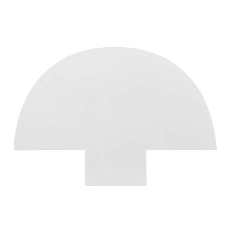 Håndveske symal i gjennomsiktig akryl, gjenbrukbar kurvveskemal for DIY-veske