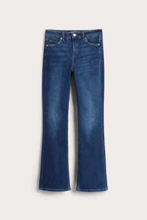 Kappahl | Flare jeans regular waist | Mörk denim