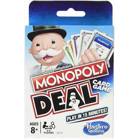 Officiellt Monopoly Deal Kortspel Familjekortspel Fest Kul Lockdown Karantän Isolation[D]