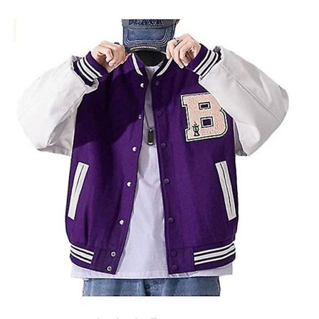 Hywell Baseballjacka Herr College Student Varsity Jacka