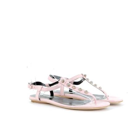 Balenciaga Vintage Pre-owned Leather Sandaler inbo, Dame Vintage Sko, Størrelse: 38 EU