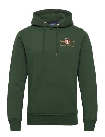 Medium Archive Shield Hoodie Green GANT