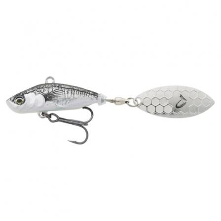 Savage Gear 3D Sticklebait Tailspin 6,5cm, 9g Sinking - Black Silver