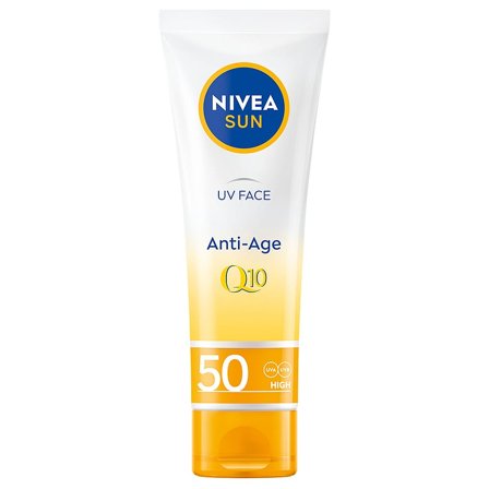 NIVEA UV Face Anti Age Q10 Cream SPF 50 50 ml, Skincare, Solpleje, Solcreme