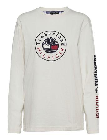 Thxtbl Ri Logo T Shirt Ls White Tommy Hilfiger