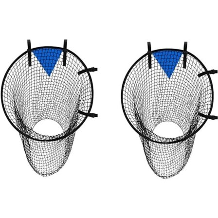 Jalkapalloharjoitteluvälineet, 55 x 70 cm, Maalitaulu verkolla, Jalkapallomaalin verkon yläkulmien harjoitteluvälineet