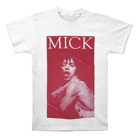 The Rolling Stones Mick Maroon T-shirt