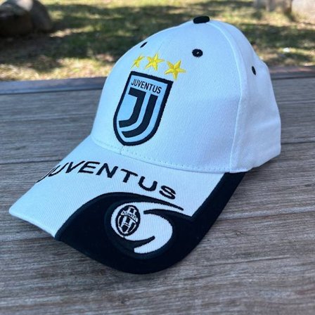 Juve Hvid Fodbold Fan Cap Liverpool AC Milan Inter Milan Real Madrid Solhat