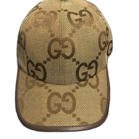 Beige och brun Gucci keps M