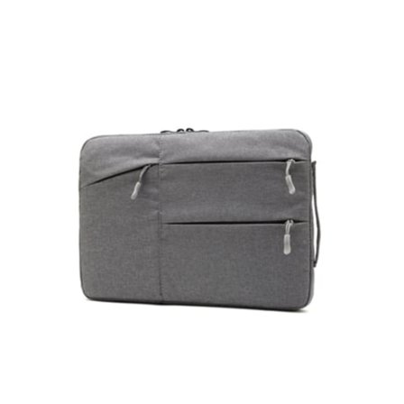 Vattentät Laptopväska 14 tum 360° Skyddande Väska för Surfplatta och Notebook Ljusgrå CUICH