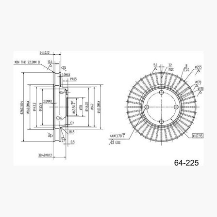 Biltema - BREMSESKIVE