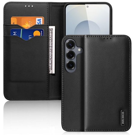 DUX DUCIS Samsung Galaxy S26 Plus Wallet Cover RFID Blocking - Black