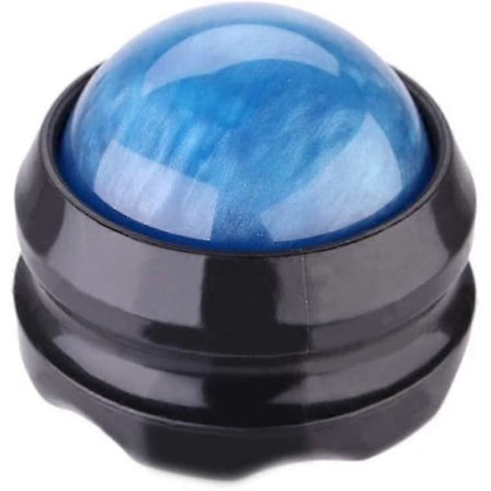 Manuell Massasje Ball Smertelindring Rygg Rulle Massasjeapparat Selv Massasje Terapi Og Avslapping Full Kropp Verktøy Blå