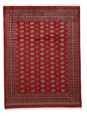 Håndknyttet Pakistan Bokhara 3Ply Teppe 255X338 Mørk Rød/Svart
