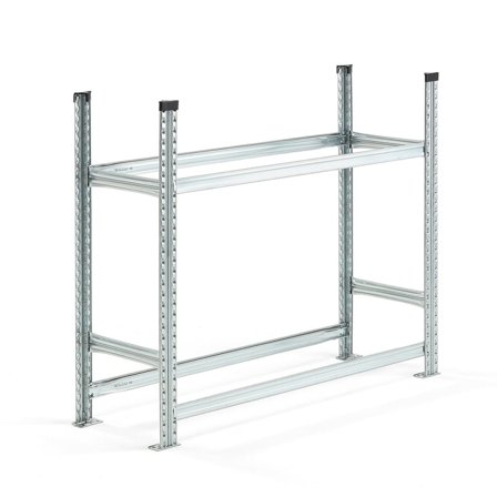 Tyre rack TRANSFORM, basic unit, 2 levels, 1050x1200x400 mm