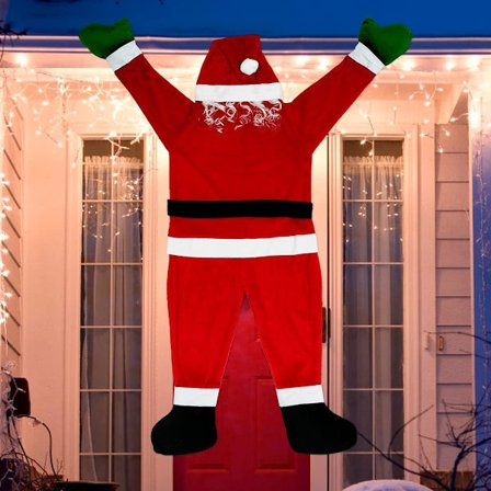 Utomhusdekoration Jultomte Klättrare 180 cm