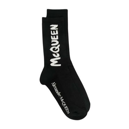 Alexander McQueen Underwear , Zwart , Heren , Maat: L Sokken