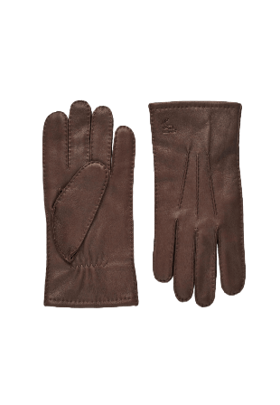 John Henric Leather Gloves Airolo Accessoarer Herr Brun 9