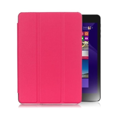 Garf Lenovo Miix 3-830 8.0 Kolmesti Taittuva Nahkakotelo - Rosee