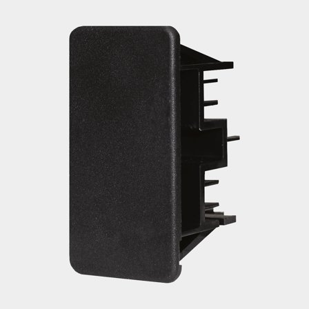 Záslepka pro lodní spínač Blue Sea Systems Contura Mounting Panel Plug, vhodná pro Contura, černá
