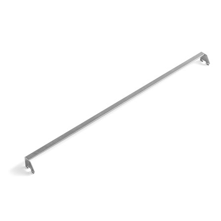 Hook rail MARKET, L 900 mm, for suspension hooks and hook arms, silver