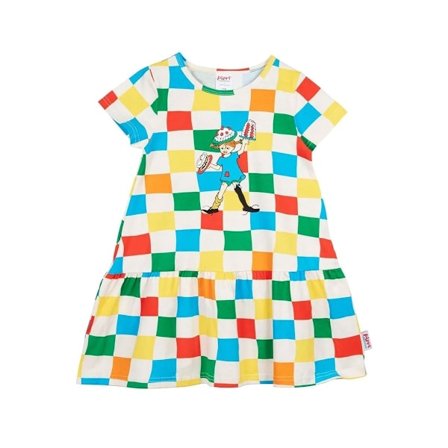 Pippi Langstrømpe - Pippi plaid kjolesæt