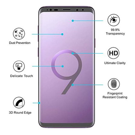Samsung S9+ Skärmskydd Nano-Soft Screen-Fit HD-Clear