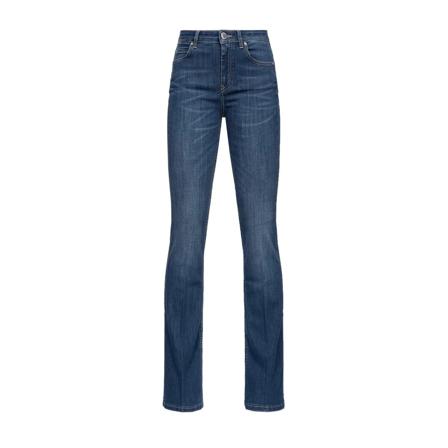 Pinko, Flared Jeans Blauw, Dames, Maat:W28