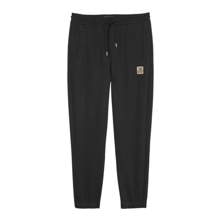 Marc O'Polo Loopback terry tracksuit bottoms in a relaxed fit svart, Herr Joggingbyxor, Herr, Storlek: 2XL