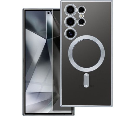 Mobilskal till Galaxy S25 Plus Magsafe Electro Mag - Silver