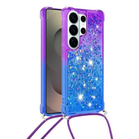 Mobilskal till Samsung Galaxy S26 Ultra Gradient Quicksand TPU - Lila/Blå