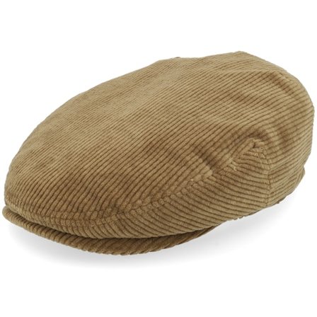 Lierys - Driver Cap Corduroy Beige Flat Cap Flatcap Beige Cap - @ Hatstore