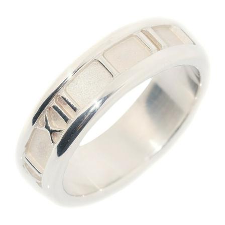 Tiffany & Co. Pre-owned, pre-owned rings Atlas Grijs, Dames, Maat:ONE Size