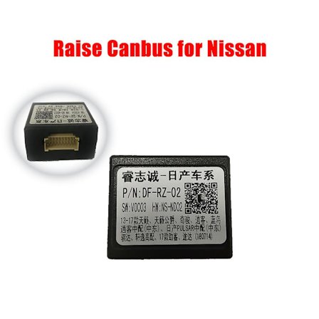 Auton stereovastaanottimen johtosarja virransyöttöadapteri Canbus-dekooderilla Qashqai X-Trail -auton radiolle multimediasoittimelle Androidille {Db}