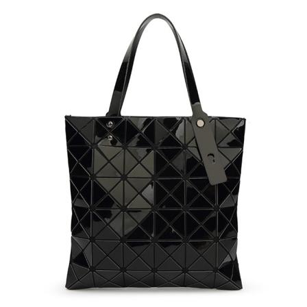 Damer Kvinner Japansk Issey Miyake Geometri Tote Vesker Håndveske Lingge Veske Reise black