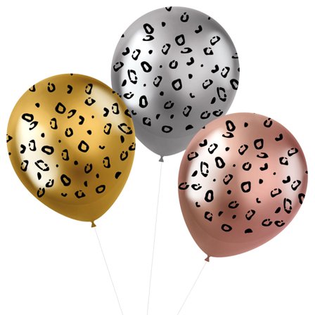 Metal Shine Ilmapallot Leopard