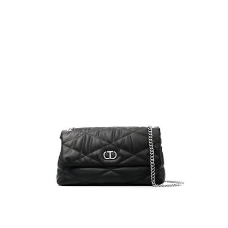 Twinset, Cross Body Bags Zwart, Dames, Maat:ONE Size