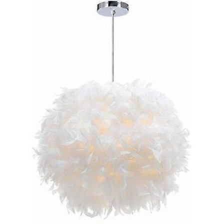 Kreativ Kronljusfjäder Taklampa Barnrum Café Bar