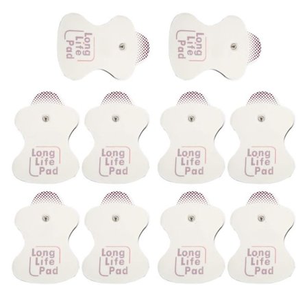 10x Elektrodebytte for Omron Massageapparater Long Life Pad 10 stk Y