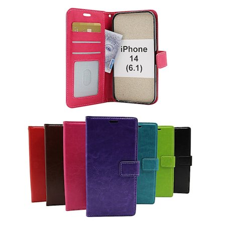 Crazy Horse Wallet iPhone 14 (6.1)
