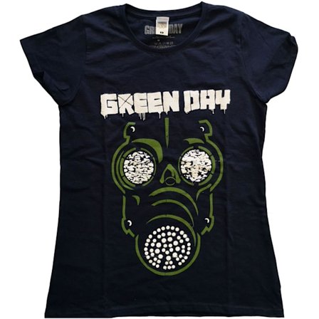 Green Day Dam/Dam Green Mask Bomull T-shirt XS Marinblå