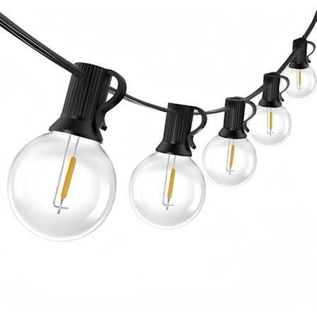 LED-slinga för utomhusbruk, 30 m ljusslinga girlang utomhus LED-slinga med vattentät [Energiklass E]