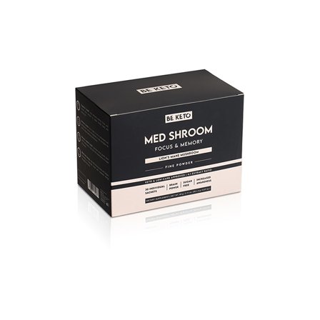 Vitaminer BeKeto KETO Lions Mane Mushrooms 30 sachets - Bodyman.dk