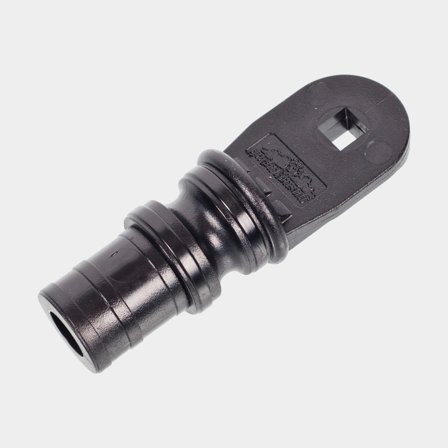 Plastic end fitting / end bracket NOA, Ø30 mm